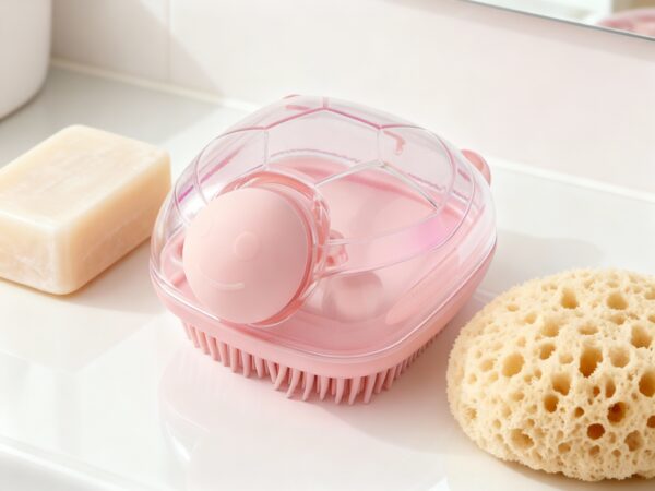 Transparent Bath Brush for better hygiene