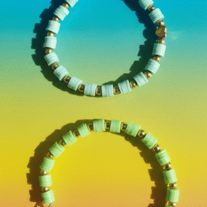Pastel Beaded Bracelets (Set of 2)