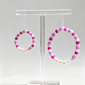 Custom Personalized Beaded Bracelet Set