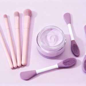 Makeup Brush and Skincare Applicator Combo Set.