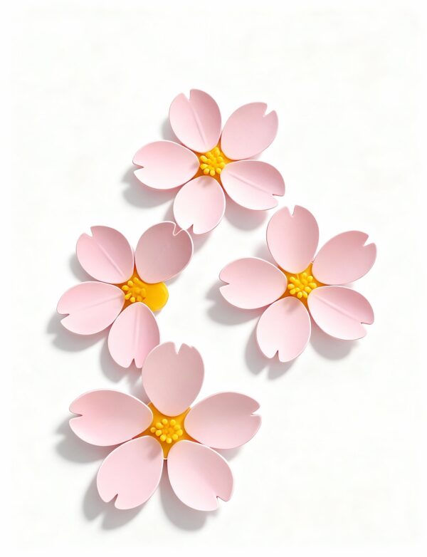 Pink Sakura Flower Fridge Magnets (Set of 2) - Image 6