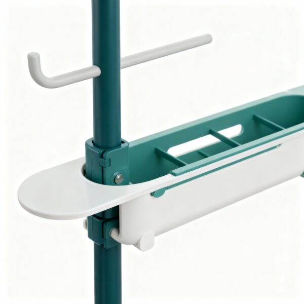 Adjustable Sink Storage Rack Holder with Towel Bar - Image 6