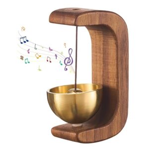 Wood and Brass Bell Chime – Calm Home Accent