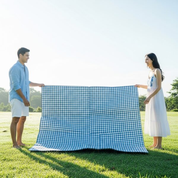 Lightweight Picnic Blanket 800g Waterproof – Extra Large, Foldable & Easy to Carry - Image 2