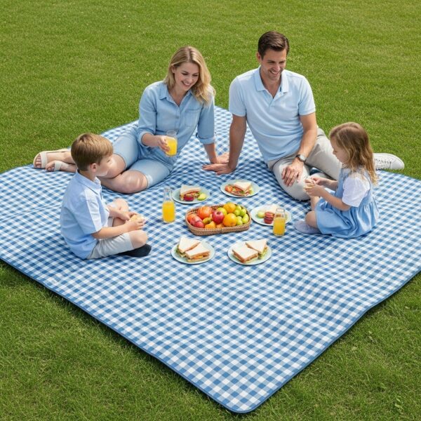 Lightweight Picnic Blanket 800g Waterproof – Extra Large, Foldable & Easy to Carry