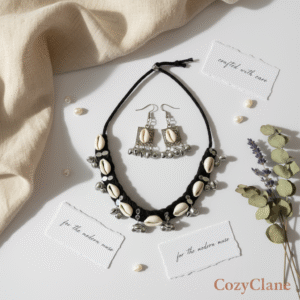 Monochrome Elegance Necklace Set
