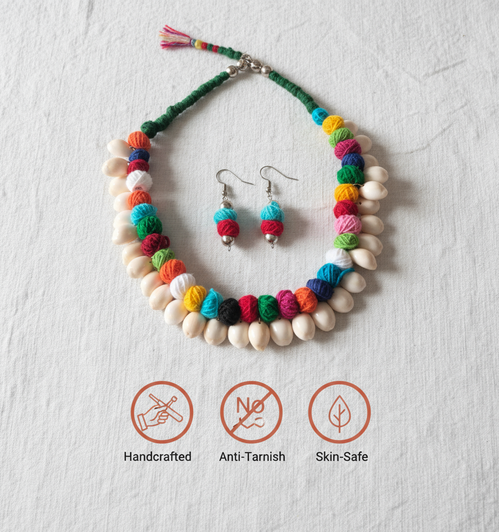 Carnival Dreams Necklace Set: Celebration of Color and Craft - Image 3