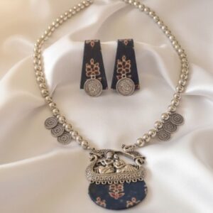 Temple Tales Necklace Set: Legacy of Faith and Craftsmanship