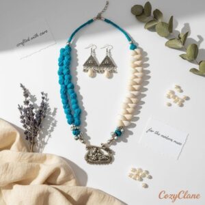 Ocean Symphony Necklace: Harmony of Texture and Tradition